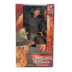 Nightmare On Elm Street Freddy vs Jason NECA 18” Freddy Krueger Figure 2004 NIB
