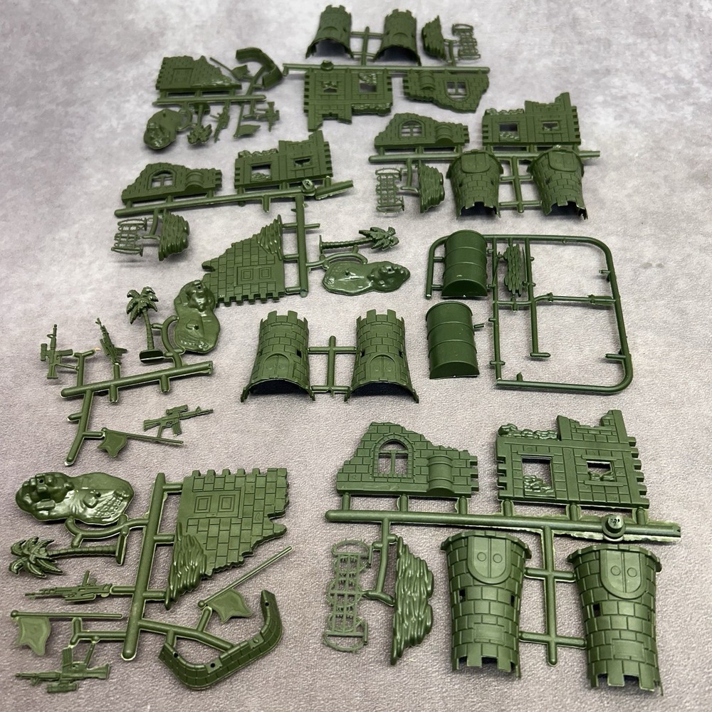 Military Army Playset Spare Parts- No Soldiers- Assembly Required