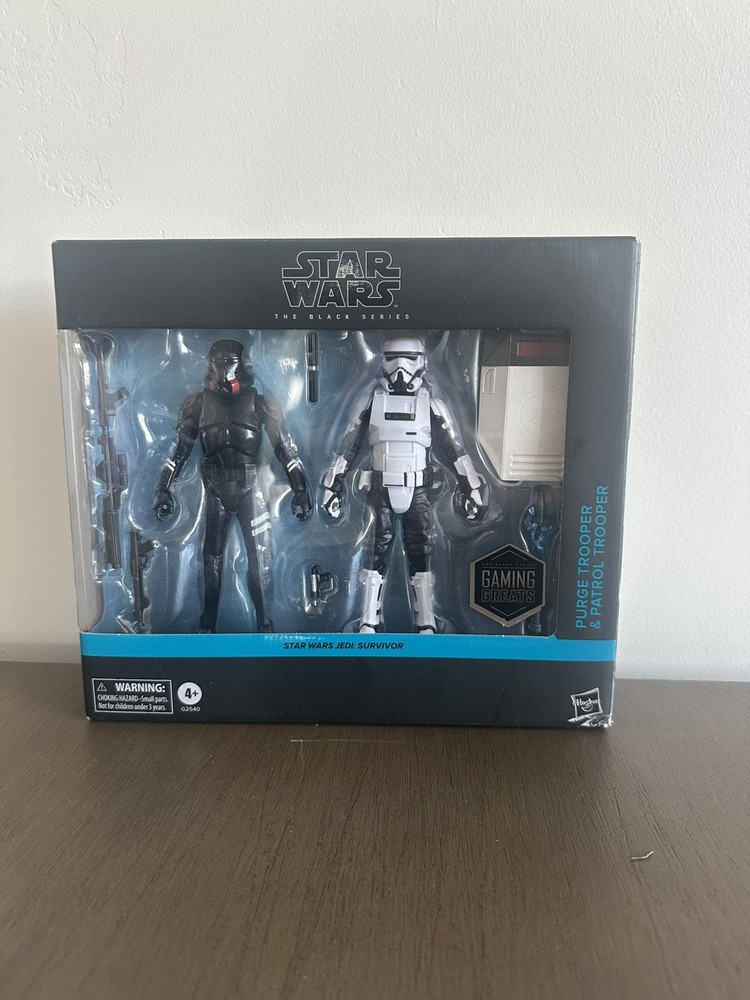 Star Wars Black Series 6″ Gaming Greats Purge Patrol Trooper 2-Pack -Damaged Box
