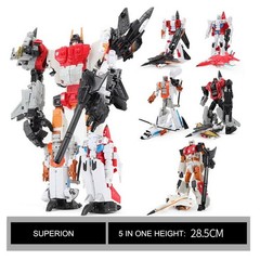 HZX Defensor Bruticus Superion Devastator 30CM IDW Transformation Toys NO BOX