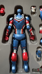 Iron Patriot 1/12 Marvel Iron Man 3 Play Imaginative Super Alloy Die-Cast