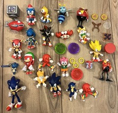 Lot Of 21 Sonic The Hedgehog Jakks Pacific Figures & Accessories Tails Sonic