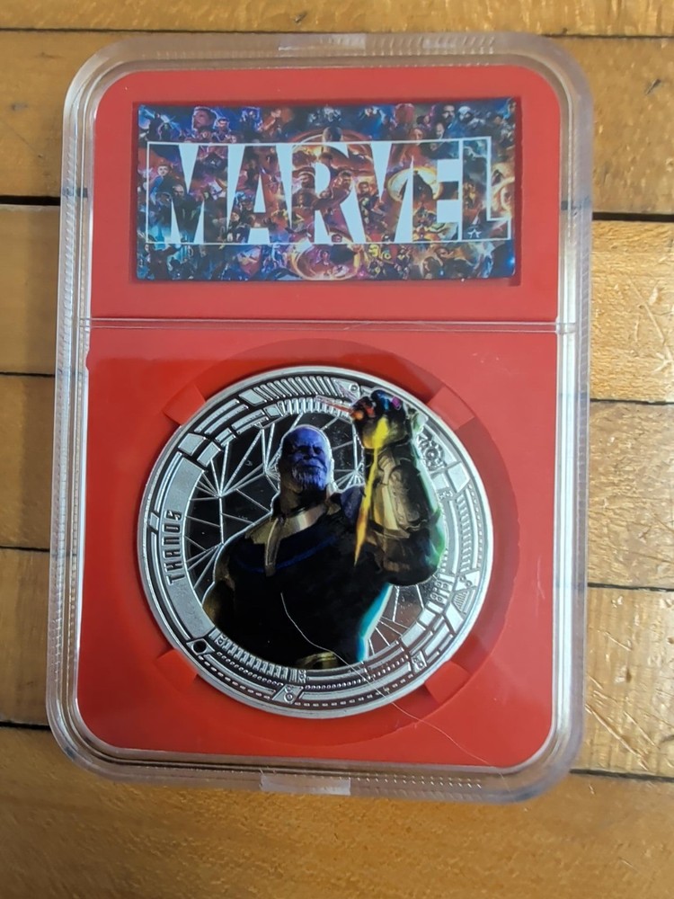 Marvel Avengers Thanos Infinity Gauntlet Challenge Coin Ingenuity Collectible