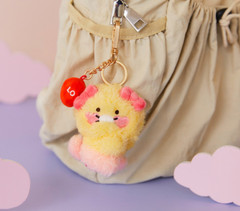KAKAO Friends LOVE Magnet Valentine CHOONSIK Plushie Keyring Set + Track