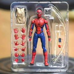 Mavel Spider-Man SHF Action Figure Backpack Premium Edition Model Toy Box Gift