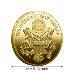 Souvenir Coin American Eagle of Liberty Commemorative Coin Double Eagle Lucky Go