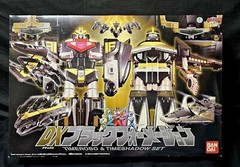 Bandai Timeranger DX TimeRobo & TimeShadow Black Formation Chogokin Un used