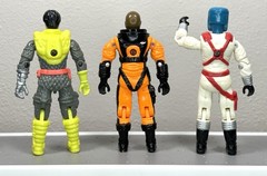 Lot of 3 Vintage GI Joe Action Figures – 1994 Sci-Fi, Roadblock, and Payload