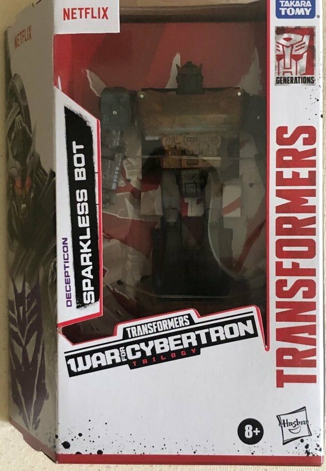 Transformers War For CyberTron: Sparkless Bot Walmart Exclusive Netflix