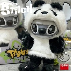 Disney Genz Street Panda Stitch Blind Box Keychain 2025 Limited Vinyl Figure