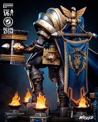 3D Printed Fan Art Arthas Paladin by Wicked3d