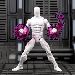 Kirby Krackle style Action Figure Effect Pieces – Marvel Legends – Purple