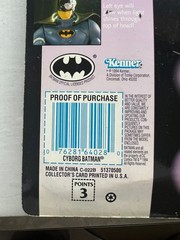 LEGENDS OF BATMAN Cyborg Batman MIP MOC 1995 626