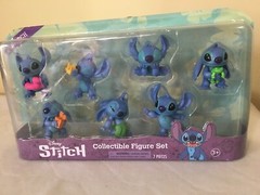 New Disney Stitch Collectible Figure Set 7 pcs Kids Toys for Ages 3 and up