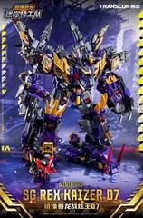Anime Mini Force Mirror Tyrannosaurus Battle‑X King 12.6in Action Figure Model