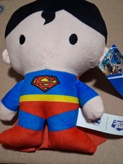 Batman & Superman 7″ Pancake Plush w/tags DC Comics