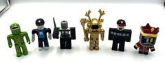 Roblox Figures – Mixed Lot of 6 – Sharksie Super Fan 1x1x1x1 Simoon68 Boy Guest
