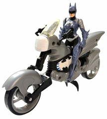 Vintage 1997 Batman BATGIRL ICE STRIKE CYCLE Action Figure + Bike/Motorcyle