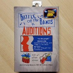NIB Neca BTTF Marty Mcfly ‘Audition’ Back to the Future