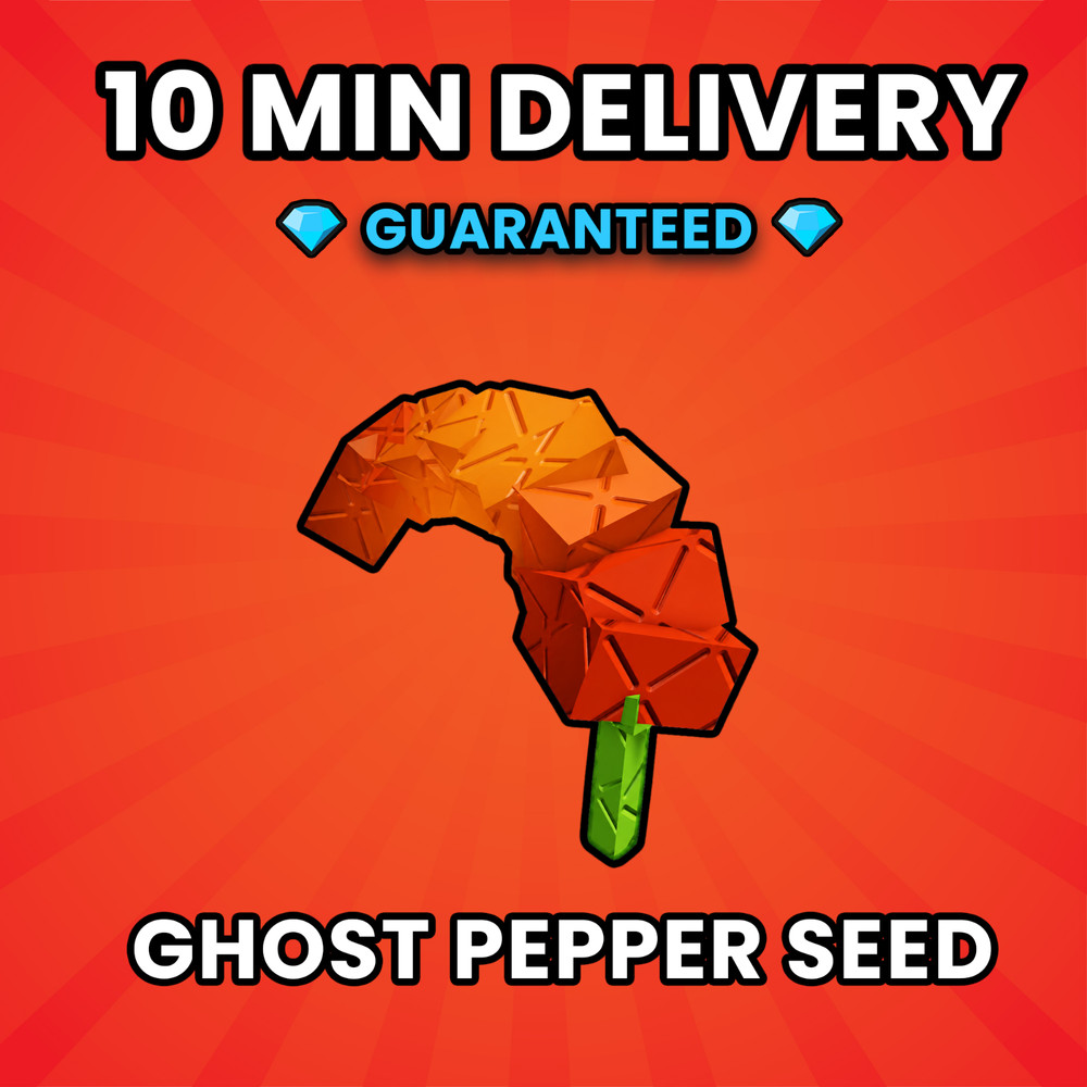 Ghost Pepper Seed | Grow A Garden 2 🚚 10 Minute Delivery 🚚