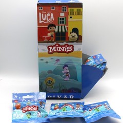 Lot Of 36 Disney PIXAR MINIS LUCA Figure Blind Mystery Bag SEALED WITH DISPLAY