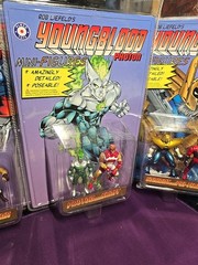 PLACO TOYS ROB LIEFELD YOUNGBLOOD MINI FIGURES BADROCK PHOTON SHAFT COMBAT 1995.