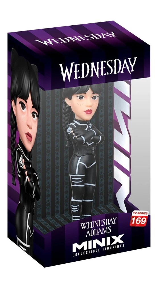 Minix Collectible Figurines Wednesday Addams Cat Suit #169