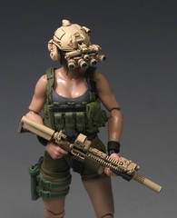 New Painted 1/18 Girl 3.75″ Male Soldier Articulated Action Figure Xmas Gift