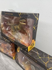 Mattel Jurassic Park Amber Collection Retired Velociraptor Lot JP3 Big One Tiger