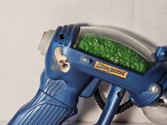 Mars Attacks! Brain Disintegrator Green Ray Gun- works Great!! 1996