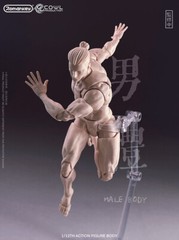 US Romankey X COWL 1/12 Flexible Action Figure 6″ Male Joint Doll Body &Head Toy