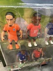 Supergoal All Stars, Soccer, 5 Pack, Collectible Action Figures World Cup