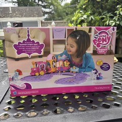 My Little Pony Friendship Express Train Pinkie Pie Motorized NIB Complete