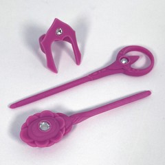 CUSTOM Glimmer Accessories (Staffs + Helmet) – She-Ra Princess Of Power – MOTU
