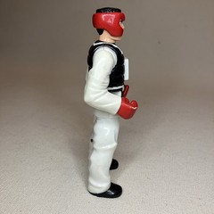 Vintage Milton Bradley 1994 Karate Fighters Kick Star Figure & 2 Weapons