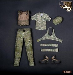 1/6 Female Tactical Military Combat Uniform for 12″ figure worldbox Phicen ❶USA❶