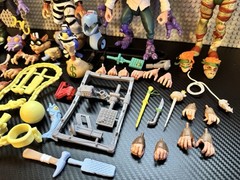 Super7 Teenage Mutant Ninja Turtles Ultimates Rat King, Baxter, Scratch, Scumbug
