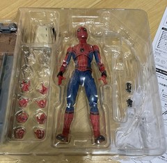 SH Figuarts Spider-Man Homecoming Action Figure w Tamashii Option Act Wall