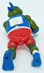 Leonardo 1992 Track n Field Leo 4.5″ Figure original Playmates tmnt