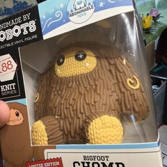 Handmade by Robots Abominable Toys Bigfoot Chomp #188 Knit Series LE 384 Units