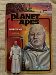Lot Of 4 Planet Of The Apes Super 7 Reaction Figures Lawgiver Statue Mendez XXVI