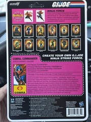 Super7 ReAction G.I. Joe Ninja Force SNAKE EYES & COBRA COMMANDER