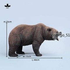 1/6 JXK Brown Bear Model Fierce Animal Soldier Collection GK Statue Toys Resin