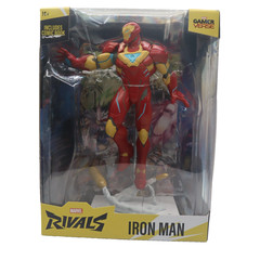McFarlane Marvel Rivals Video Game Iron Man Figure with A Comic Book 11in