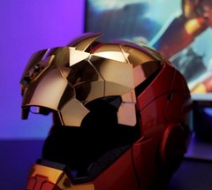 1:1 Iron Man MK5 Jarvis Deformable Voice Control Wearable Helmet Electroplated