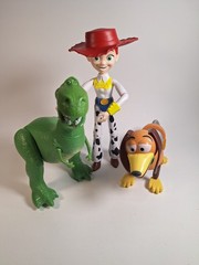 Disney Pixar Toy Story 9″ Buzz Lightyear , Slinky Dog & Rex Figures 2017 Mattel