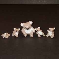 Baby Surprise Puppy In My Pocket Katie Koala Bear Family Tree Play Set Vintage