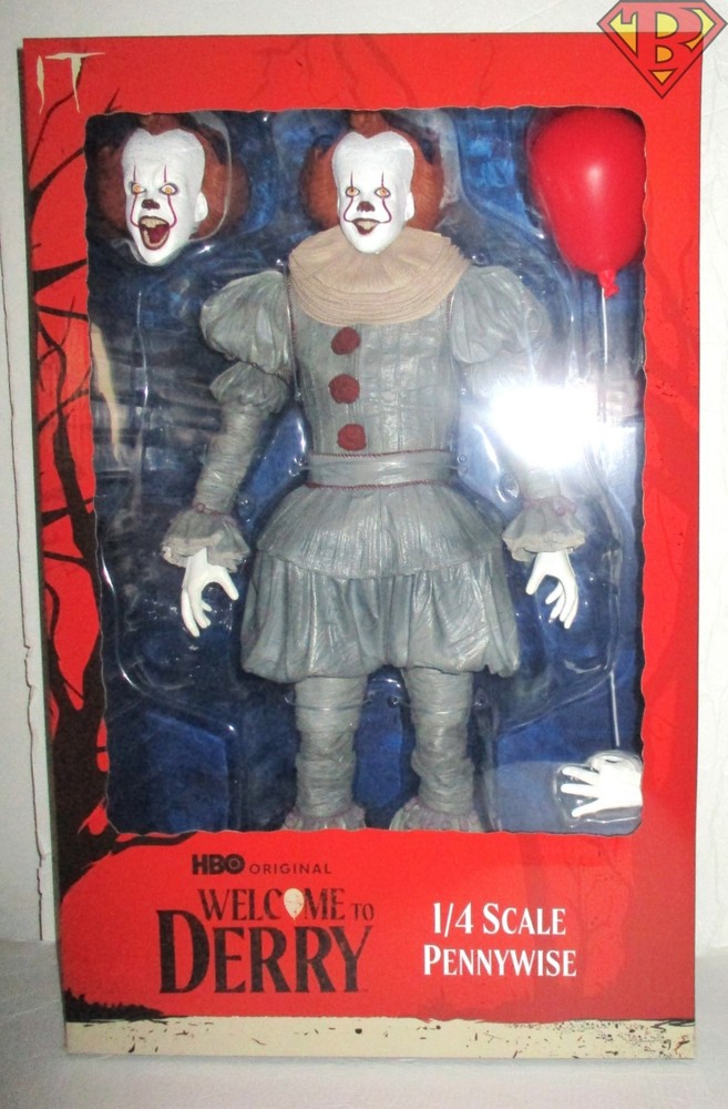 PENNYWISE IT Welcome to Derry 1/4 Scale 18″ inch Action Figure Neca MINT 2026