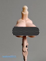1/12 Large Size Breast Cover Bust Model For 6″ Female Romankey Figure Body Toys