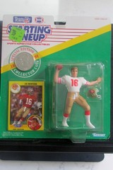 Starting Lineup 1991 Edition Joe Montana Figure, Coin, Card New in Original Box